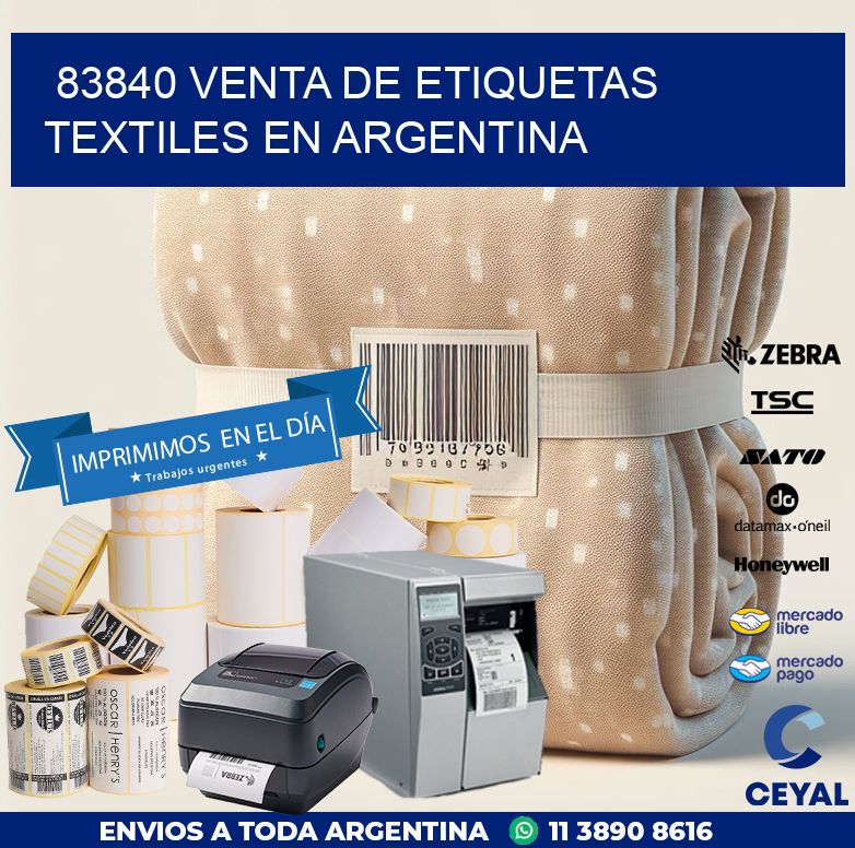 83840 VENTA DE ETIQUETAS TEXTILES EN ARGENTINA