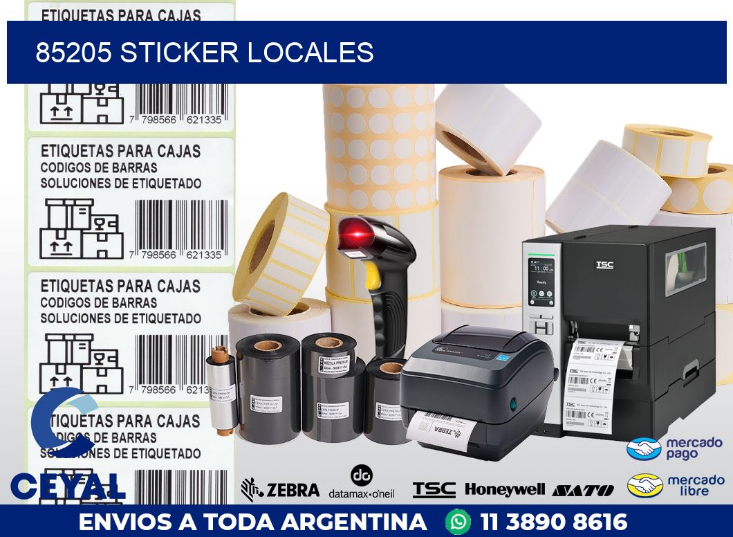 85205 STICKER LOCALES