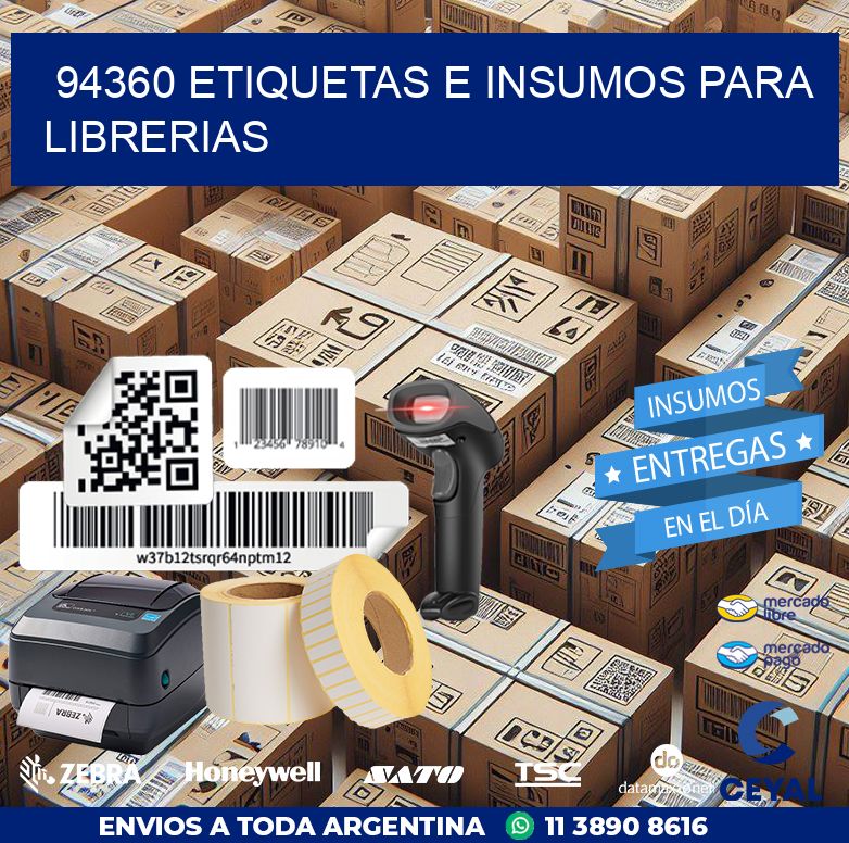 94360 ETIQUETAS E INSUMOS PARA LIBRERIAS