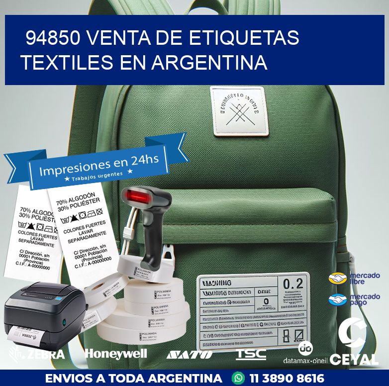 94850 VENTA DE ETIQUETAS TEXTILES EN ARGENTINA