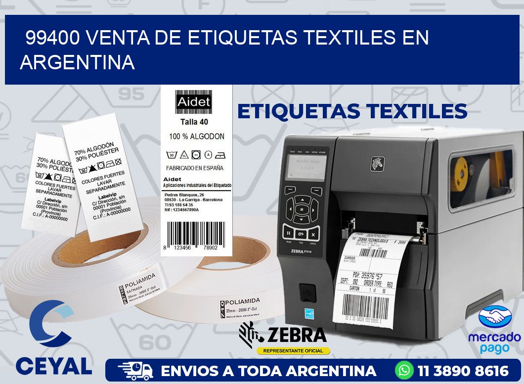 99400 VENTA DE ETIQUETAS TEXTILES EN ARGENTINA