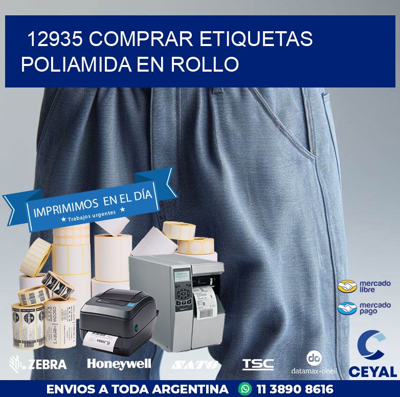 12935 COMPRAR ETIQUETAS POLIAMIDA EN ROLLO