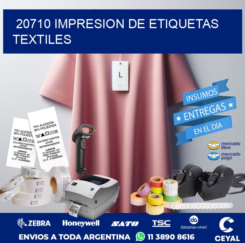 20710 IMPRESION DE ETIQUETAS TEXTILES