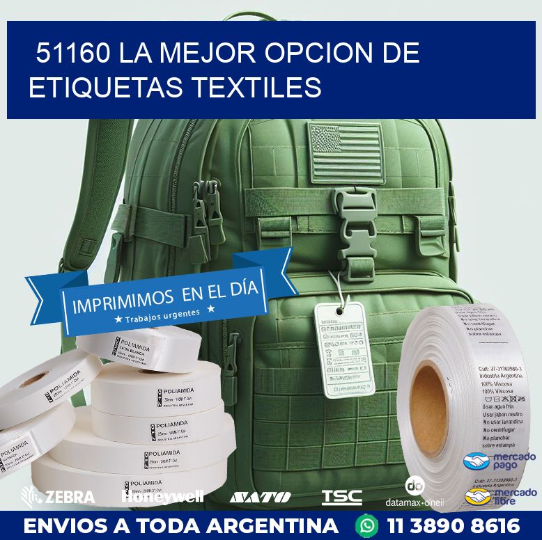 51160 LA MEJOR OPCION DE ETIQUETAS TEXTILES