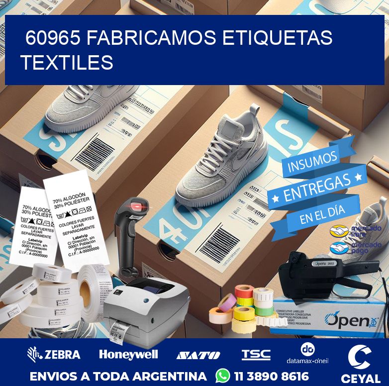 60965 FABRICAMOS ETIQUETAS TEXTILES