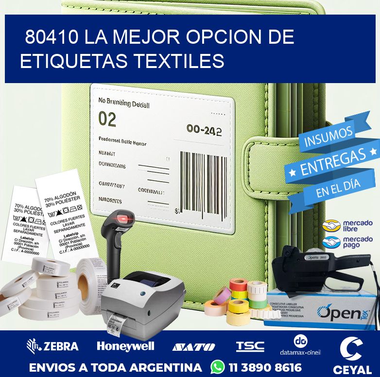 80410 LA MEJOR OPCION DE ETIQUETAS TEXTILES