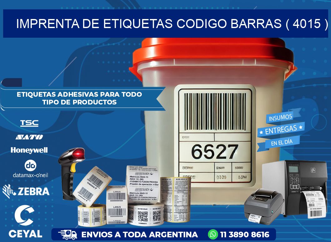 imprenta de etiquetas codigo barras ( 4015 )