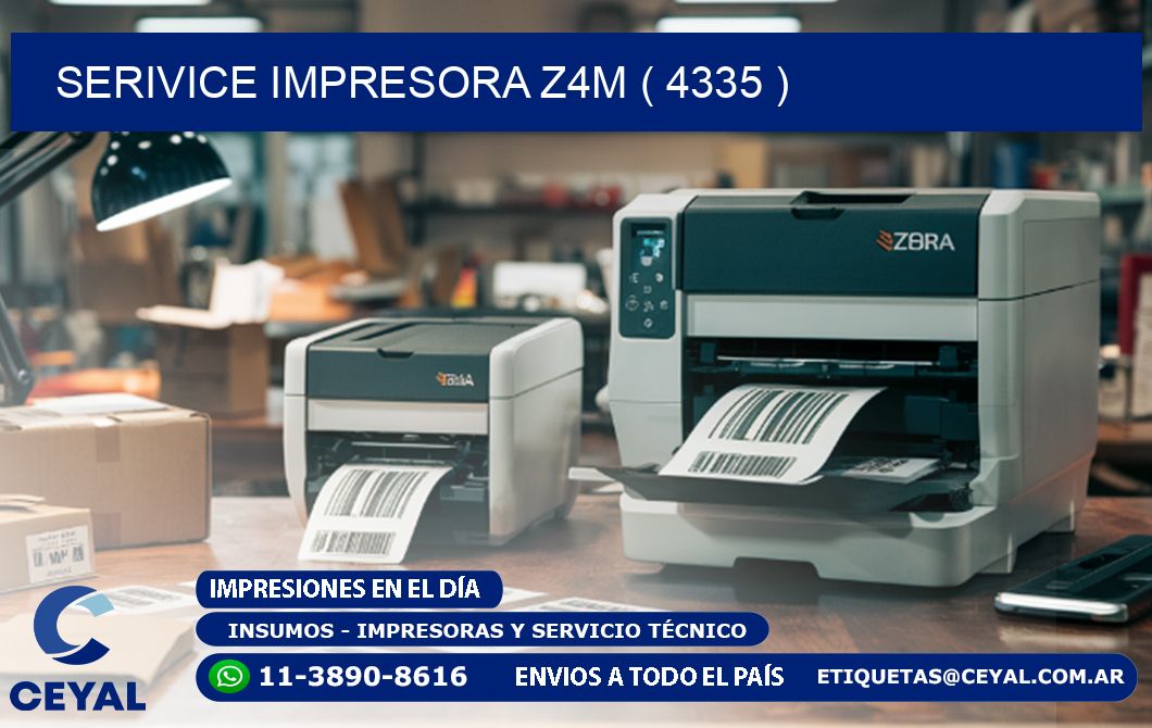 SERIVICE IMPRESORA Z4M ( 4335 )