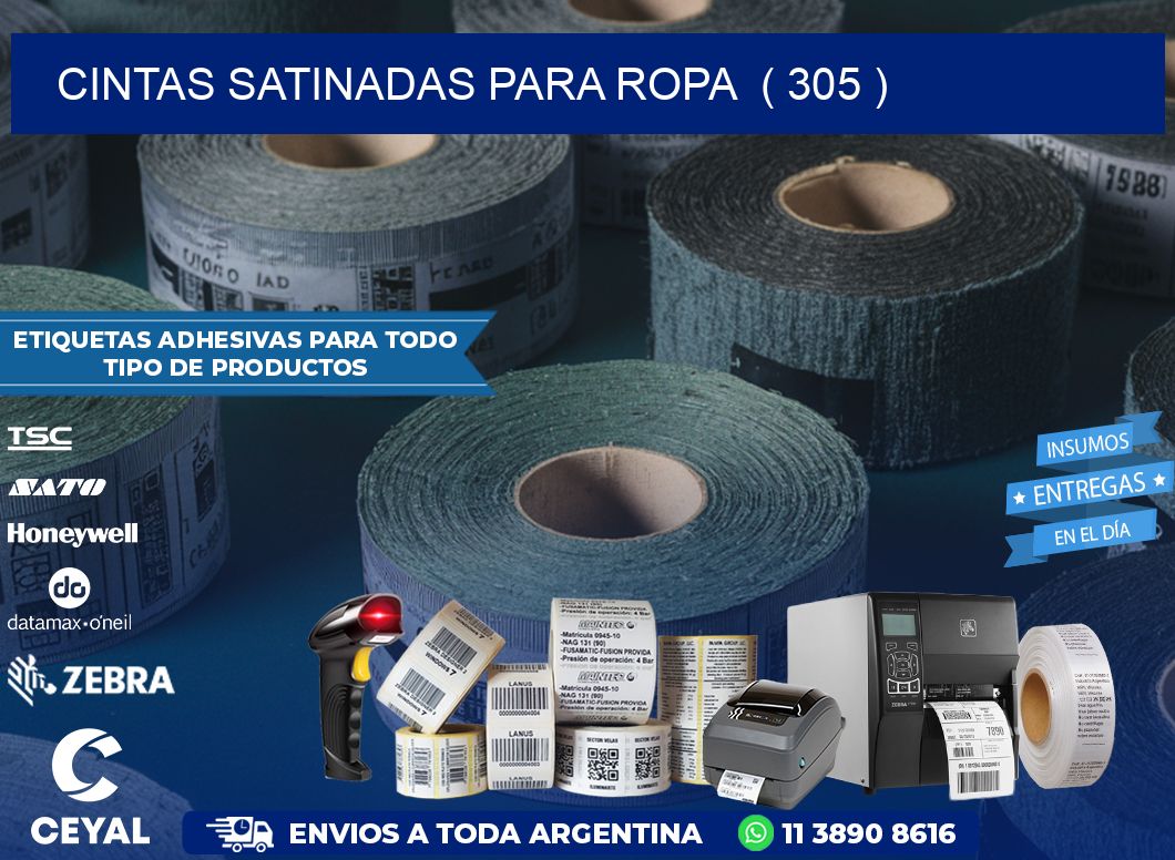 cintas satinadas para ropa  ( 305 )