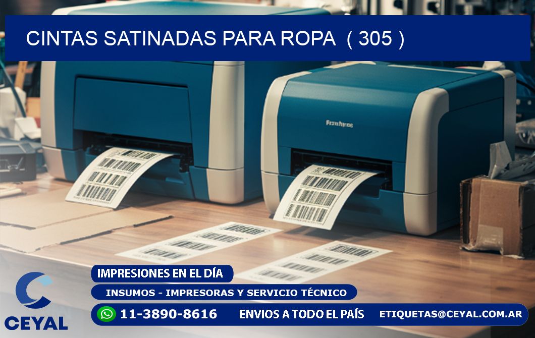 cintas satinadas para ropa  ( 305 )