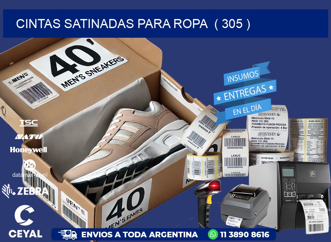 cintas satinadas para ropa  ( 305 )