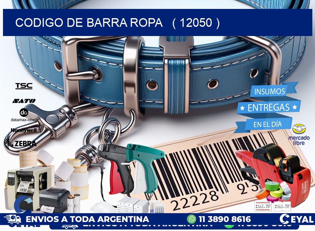 codigo de barra ropa   ( 12050 )