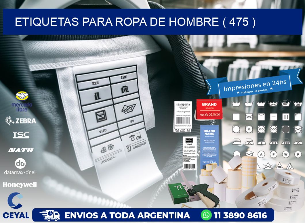 etiquetas para ropa de hombre ( 475 )