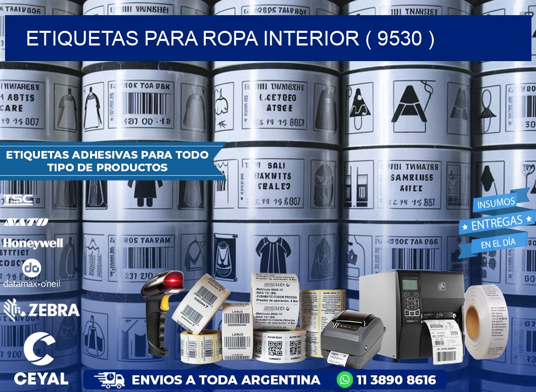 etiquetas para ropa interior ( 9530 )