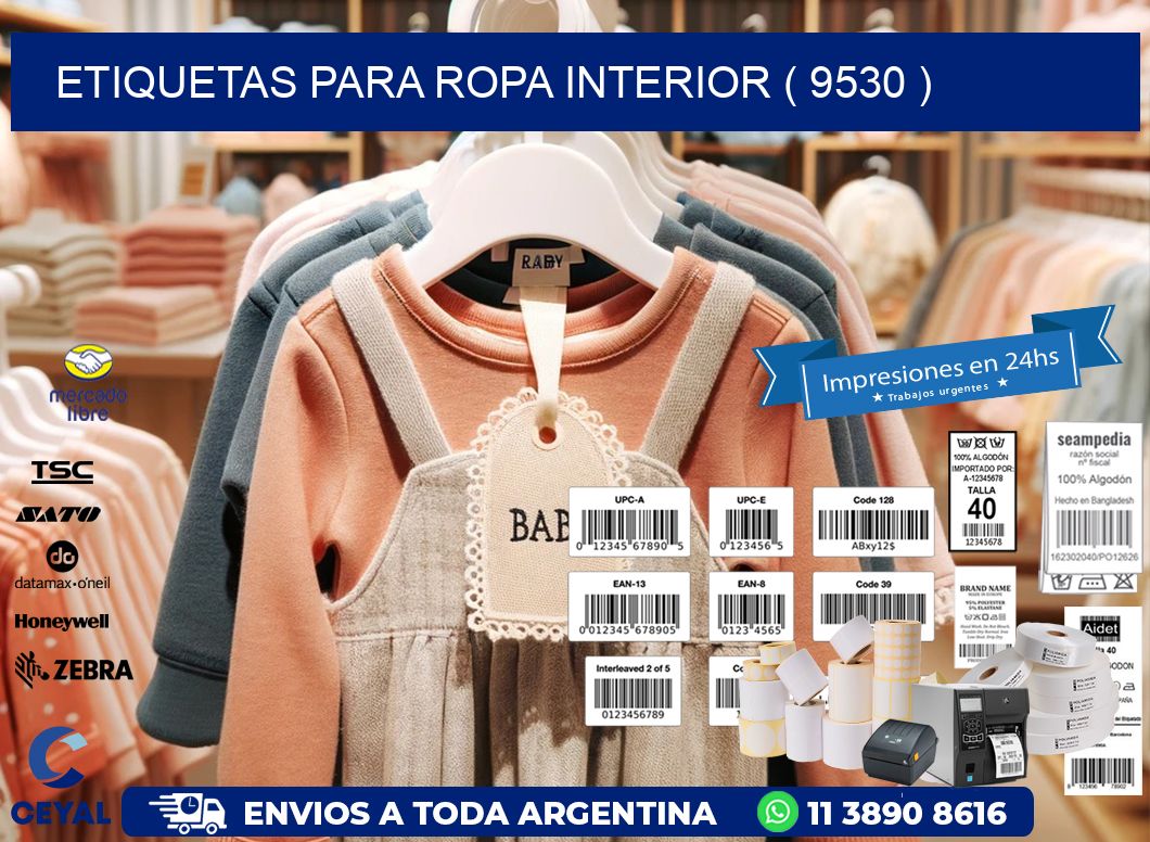 etiquetas para ropa interior ( 9530 )