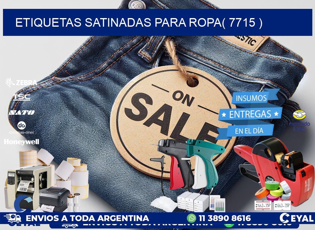 etiquetas satinadas para ropa( 7715 )