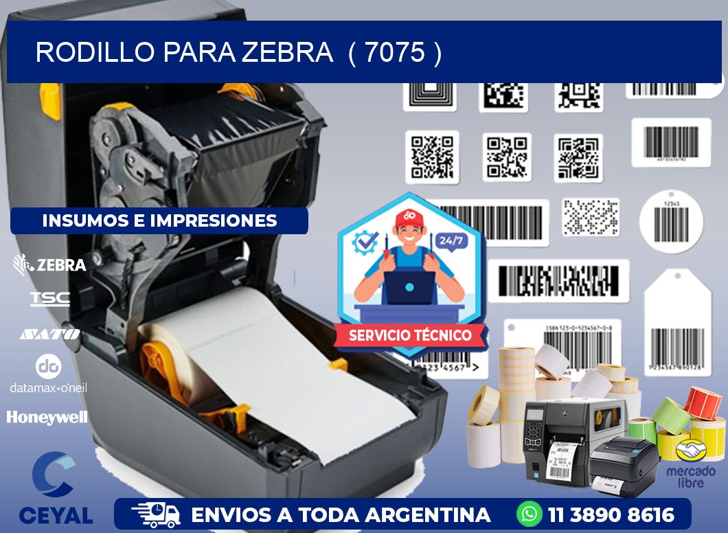 rodillo para zebra  ( 7075 )