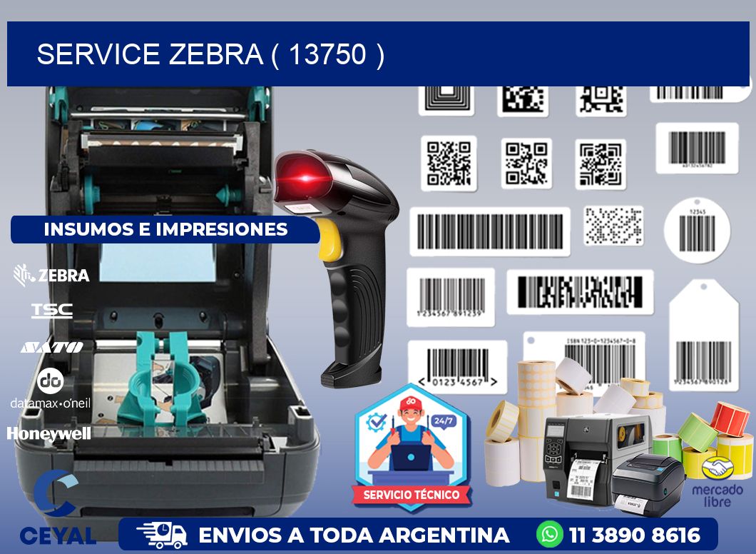 service zebra ( 13750 )