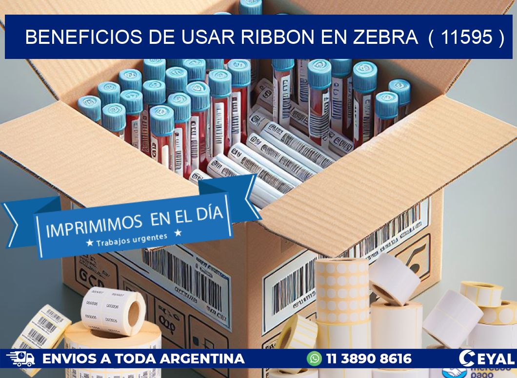 BENEFICIOS DE USAR RIBBON EN ZEBRA  ( 11595 )