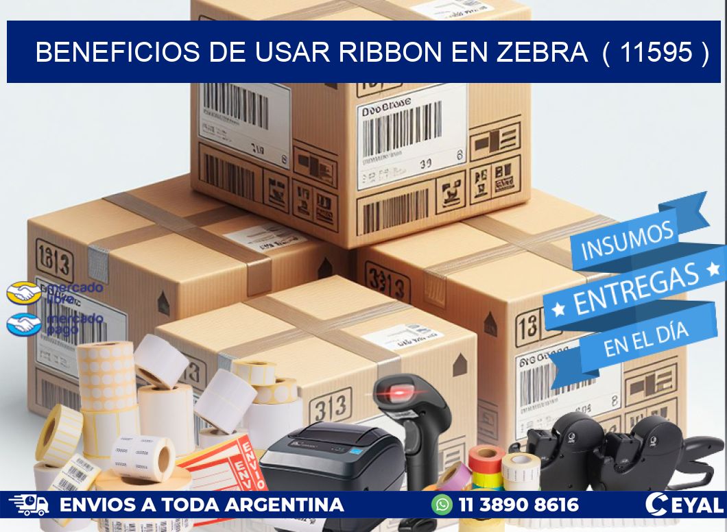 BENEFICIOS DE USAR RIBBON EN ZEBRA  ( 11595 )