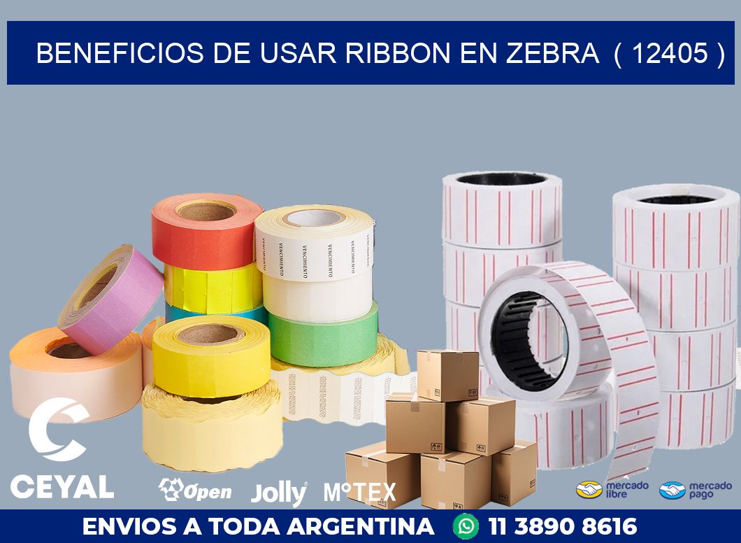 BENEFICIOS DE USAR RIBBON EN ZEBRA  ( 12405 )