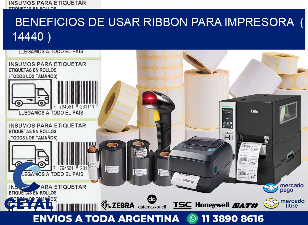 BENEFICIOS DE USAR RIBBON PARA IMPRESORA  ( 14440 )