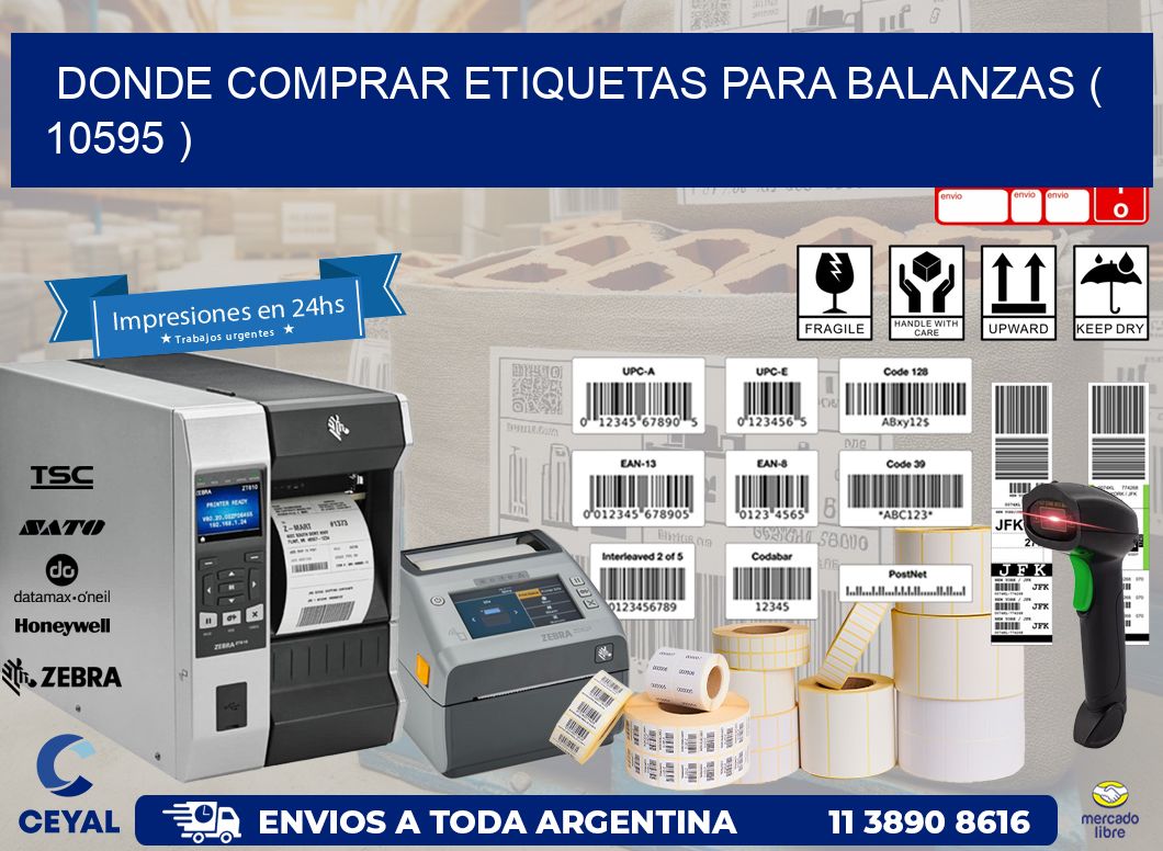 DONDE COMPRAR ETIQUETAS PARA BALANZAS ( 10595 )