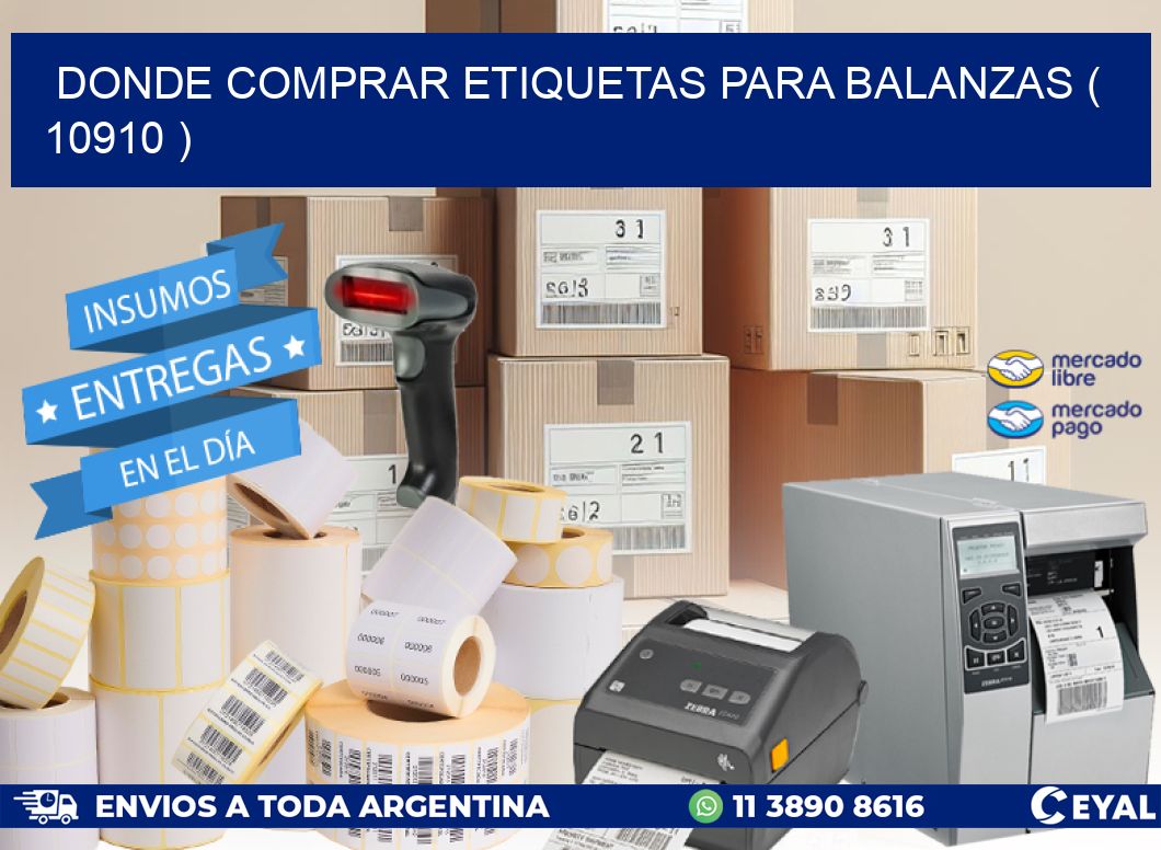 DONDE COMPRAR ETIQUETAS PARA BALANZAS ( 10910 )