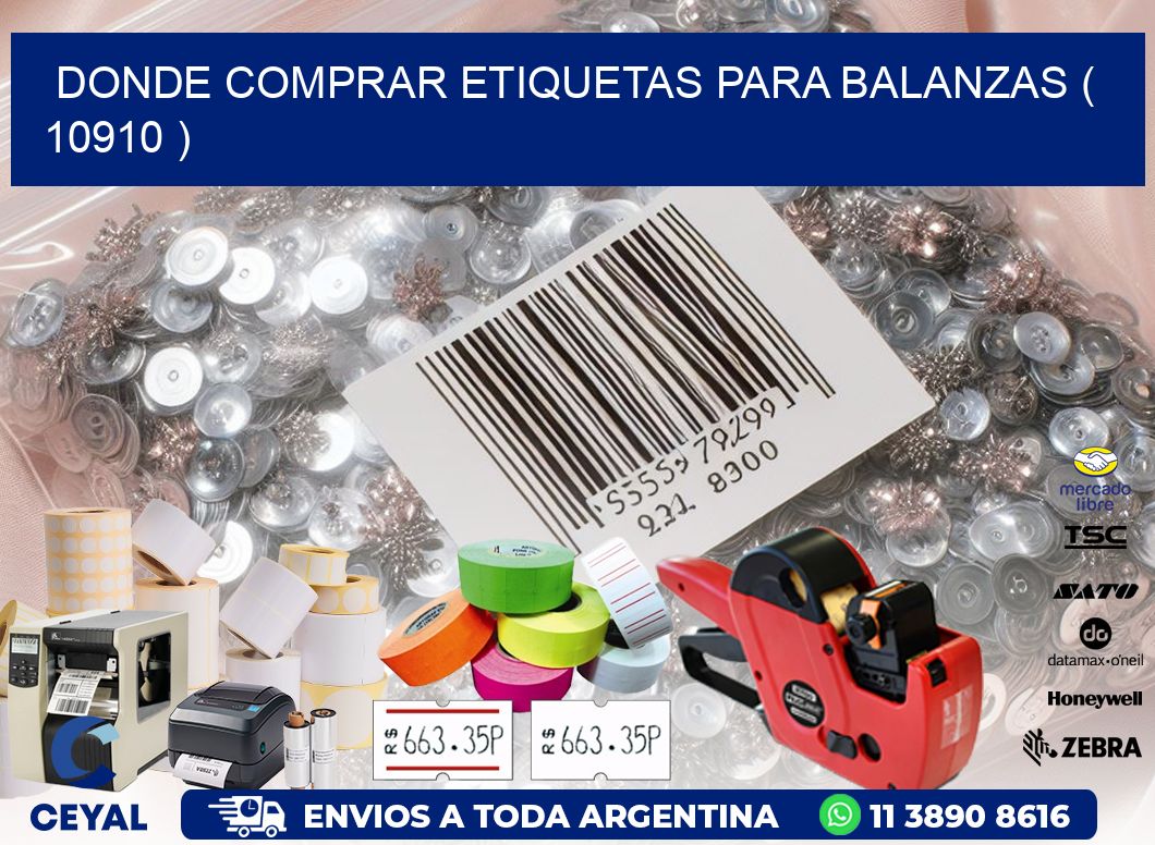 DONDE COMPRAR ETIQUETAS PARA BALANZAS ( 10910 )