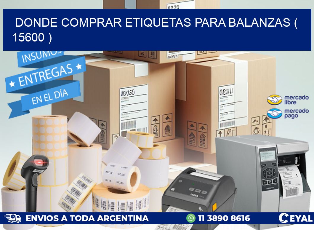 DONDE COMPRAR ETIQUETAS PARA BALANZAS ( 15600 )