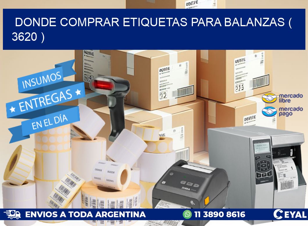 DONDE COMPRAR ETIQUETAS PARA BALANZAS ( 3620 )