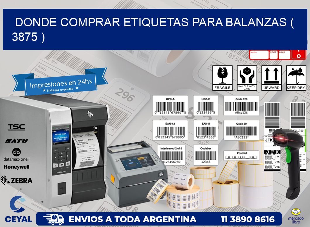 DONDE COMPRAR ETIQUETAS PARA BALANZAS ( 3875 )