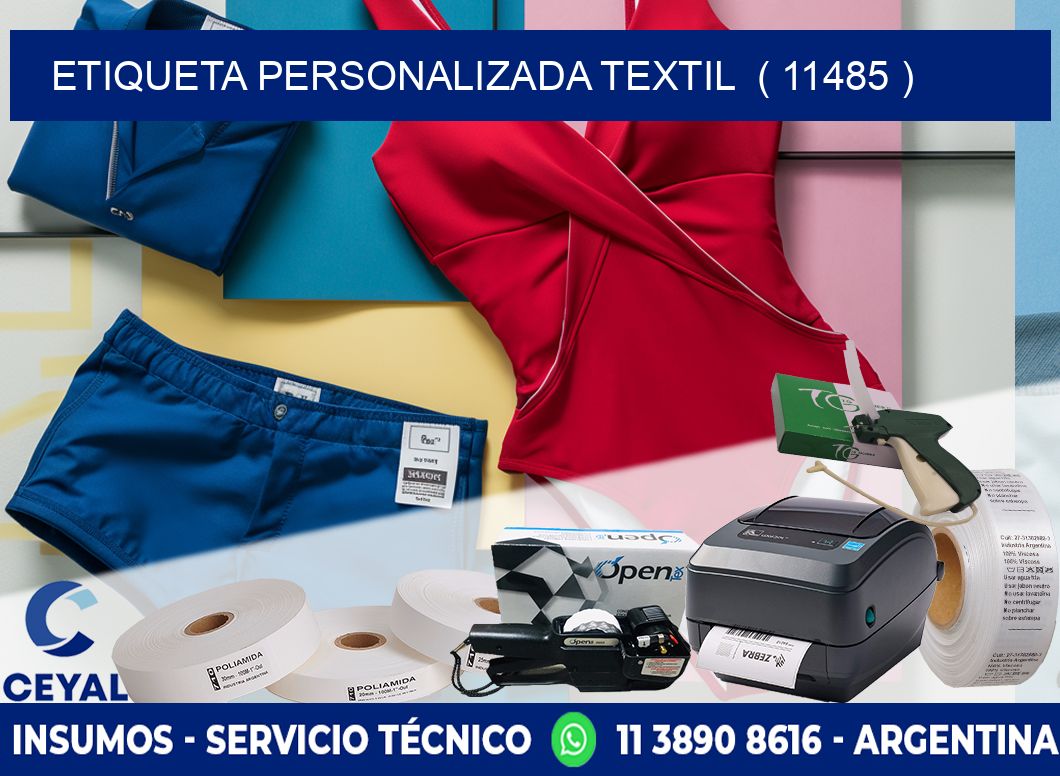 ETIQUETA PERSONALIZADA TEXTIL  ( 11485 )