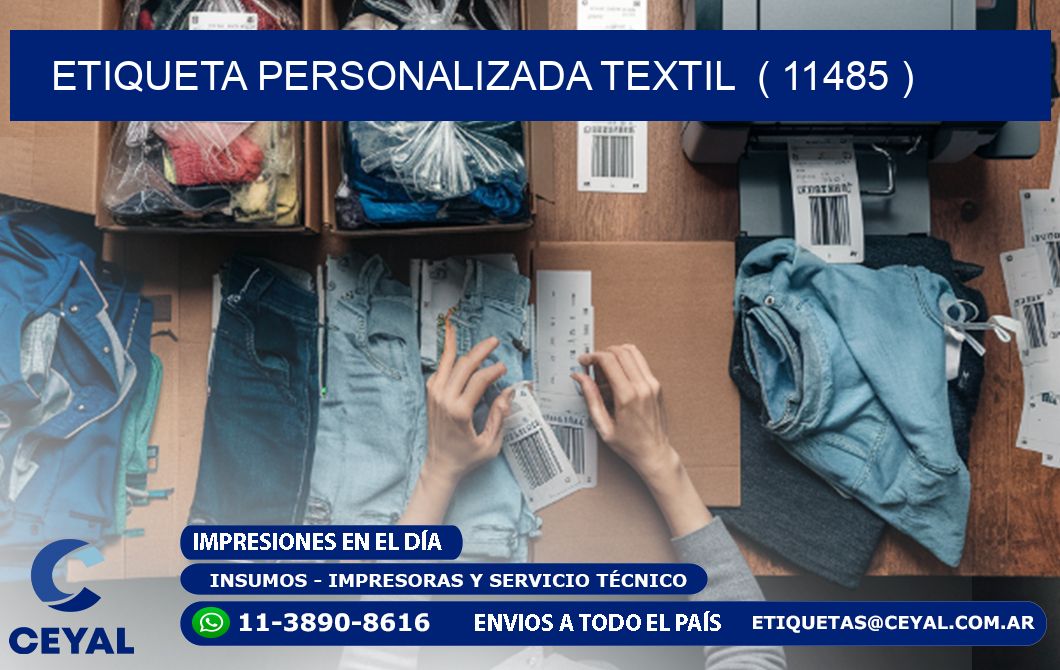 ETIQUETA PERSONALIZADA TEXTIL  ( 11485 )