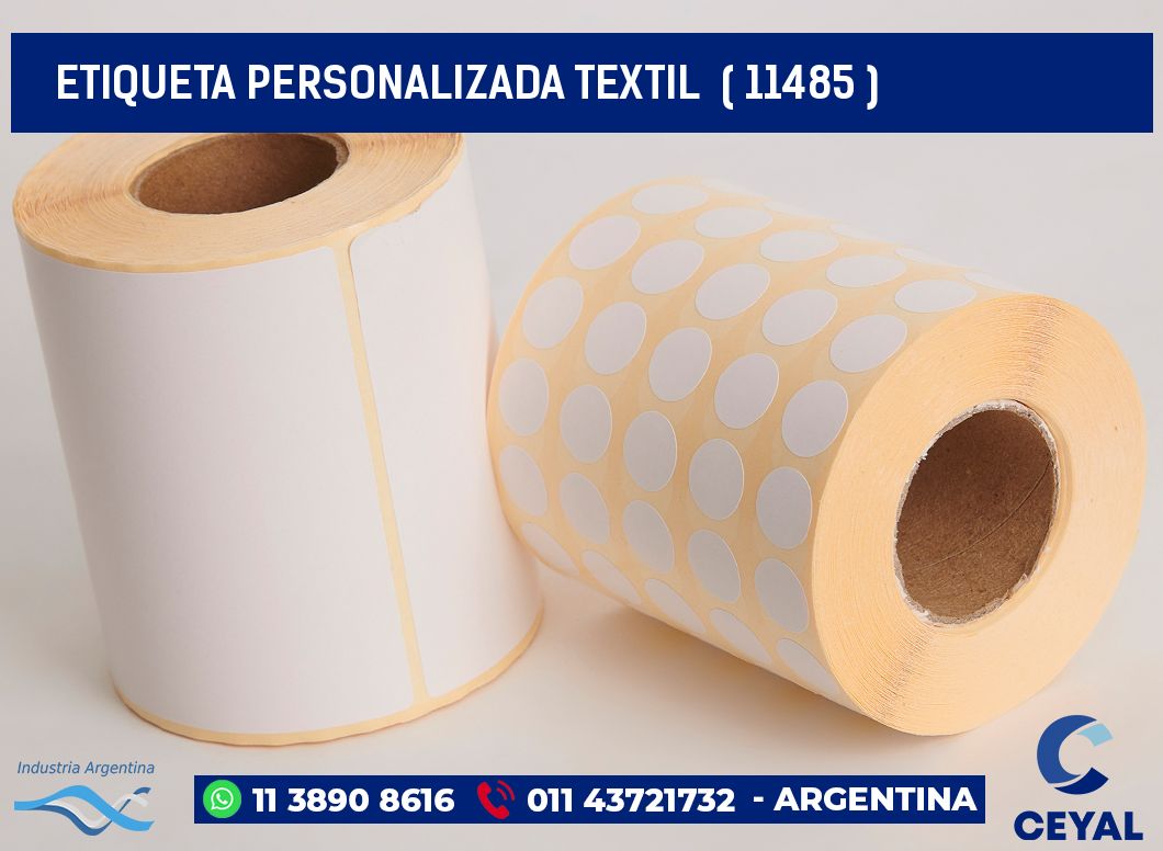 ETIQUETA PERSONALIZADA TEXTIL  ( 11485 )