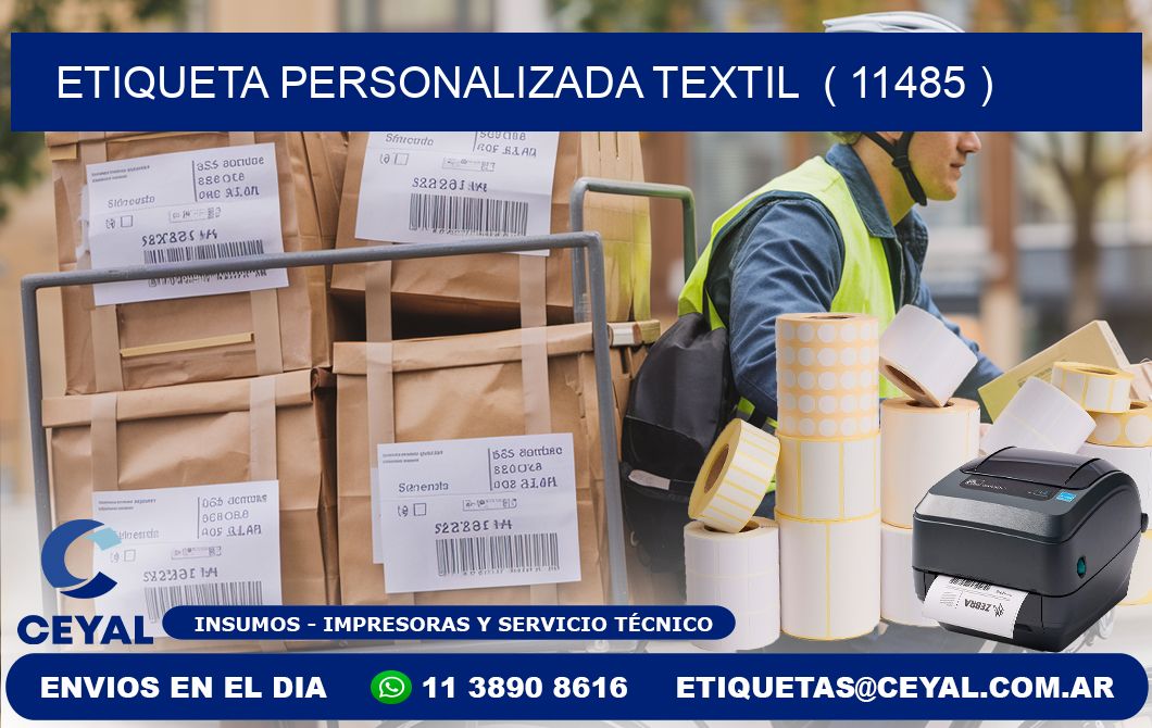 ETIQUETA PERSONALIZADA TEXTIL  ( 11485 )