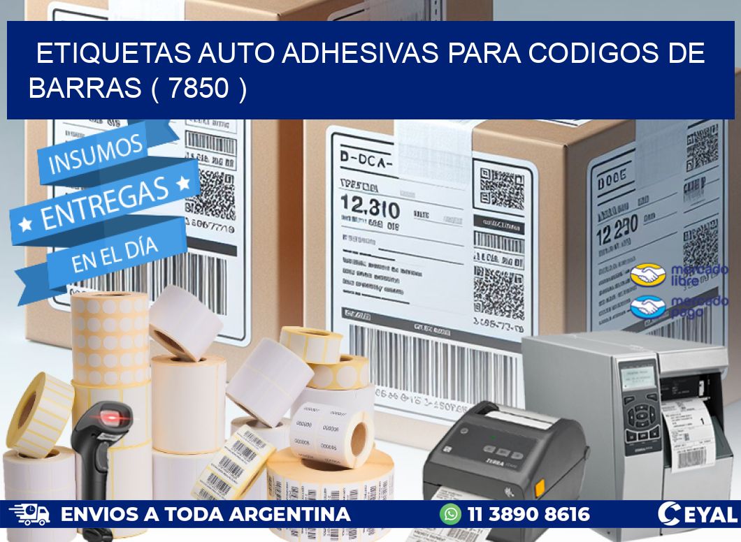 ETIQUETAS AUTO ADHESIVAS PARA CODIGOS DE BARRAS ( 7850 )