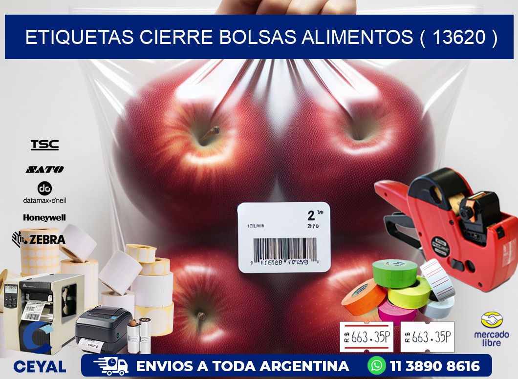 ETIQUETAS CIERRE BOLSAS ALIMENTOS ( 13620 )