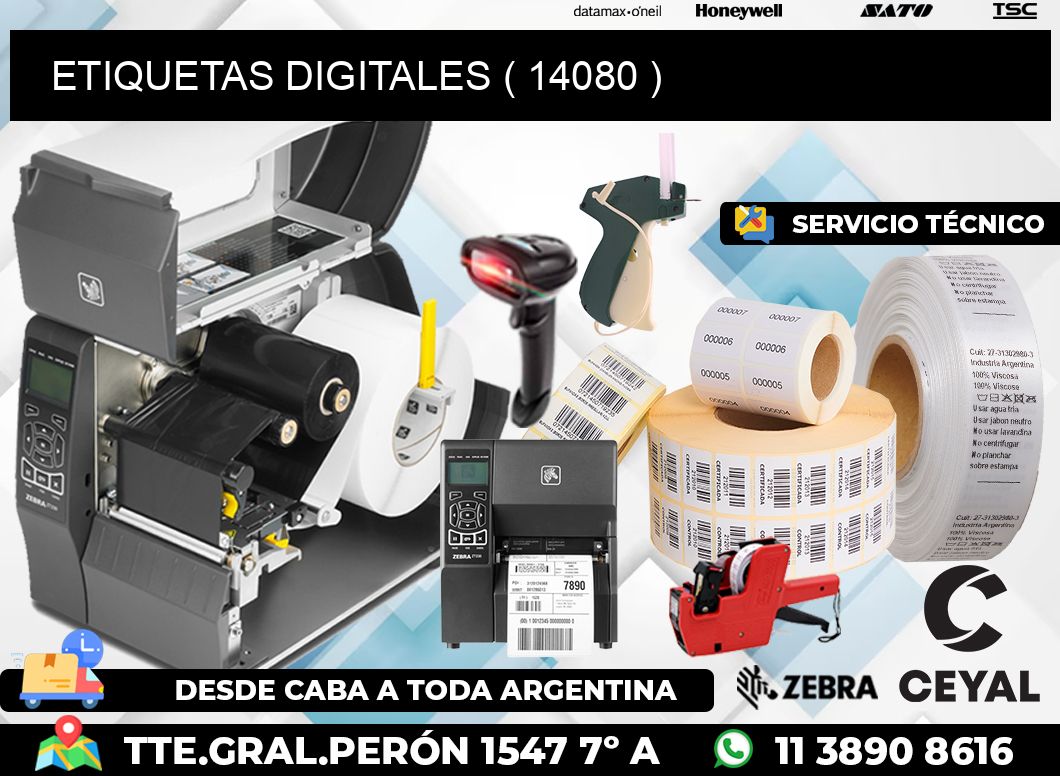 ETIQUETAS DIGITALES ( 14080 )