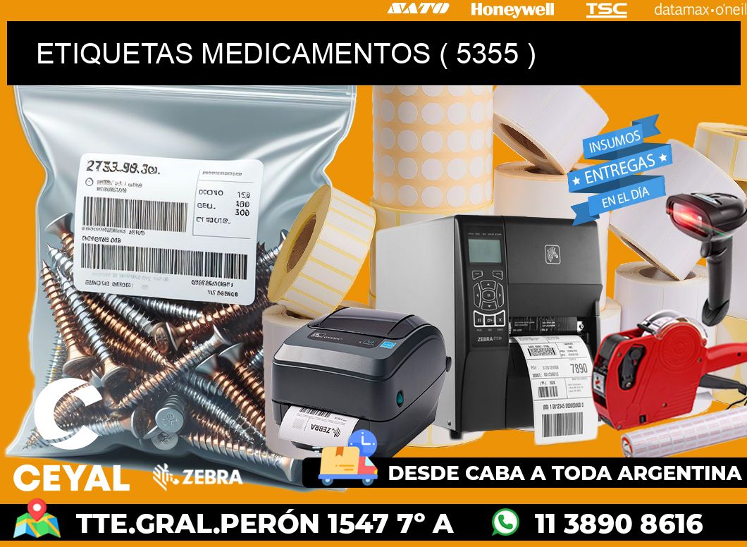 ETIQUETAS MEDICAMENTOS ( 5355 )