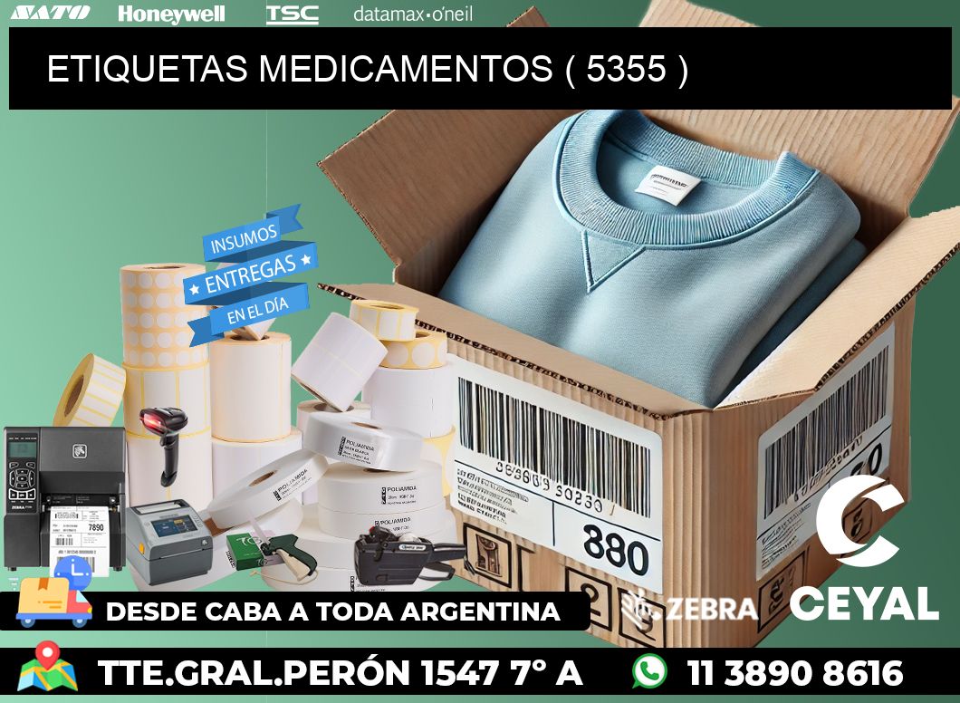 ETIQUETAS MEDICAMENTOS ( 5355 )