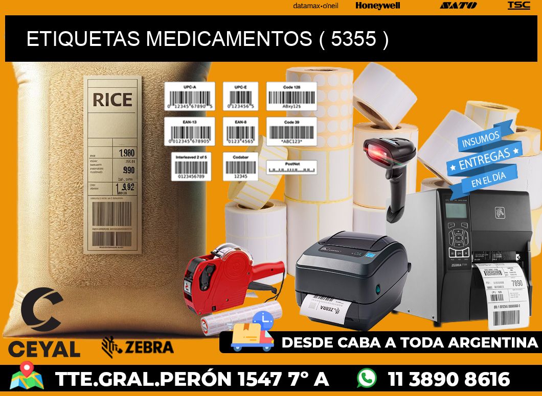 ETIQUETAS MEDICAMENTOS ( 5355 )