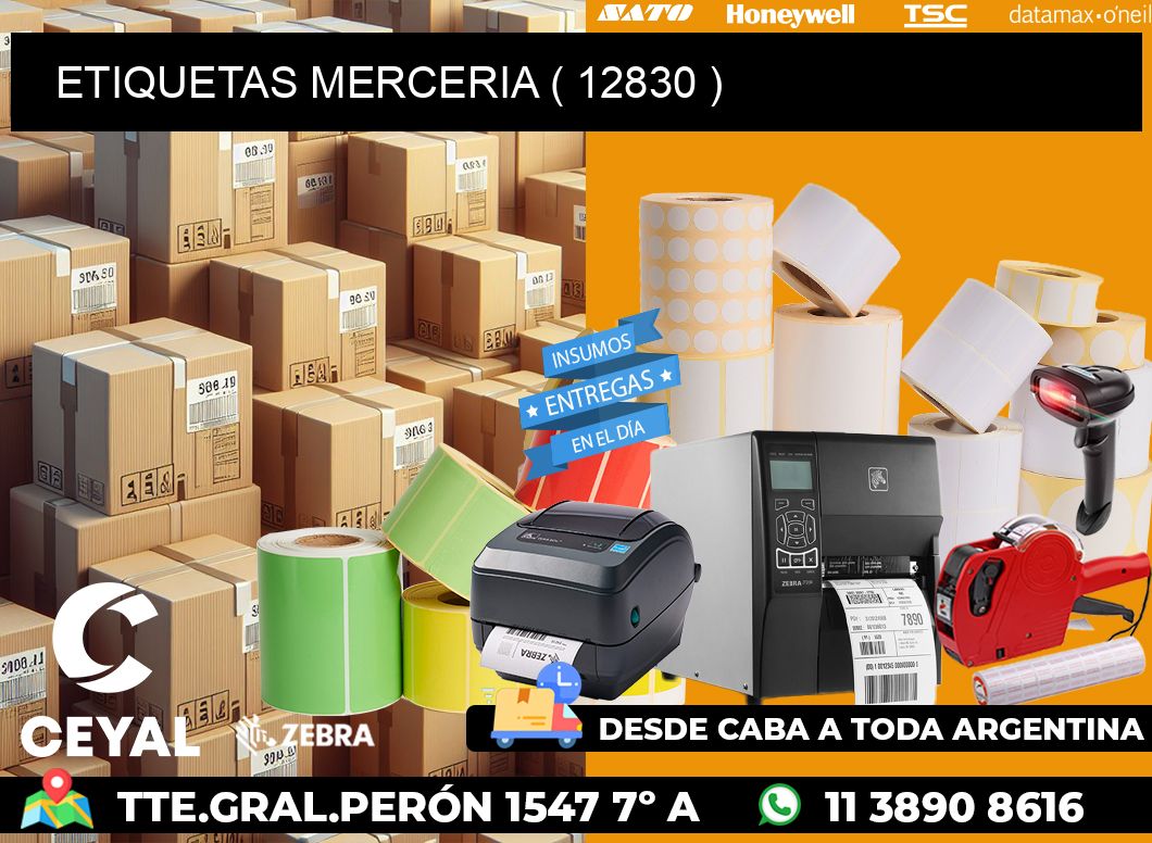 ETIQUETAS MERCERIA ( 12830 )