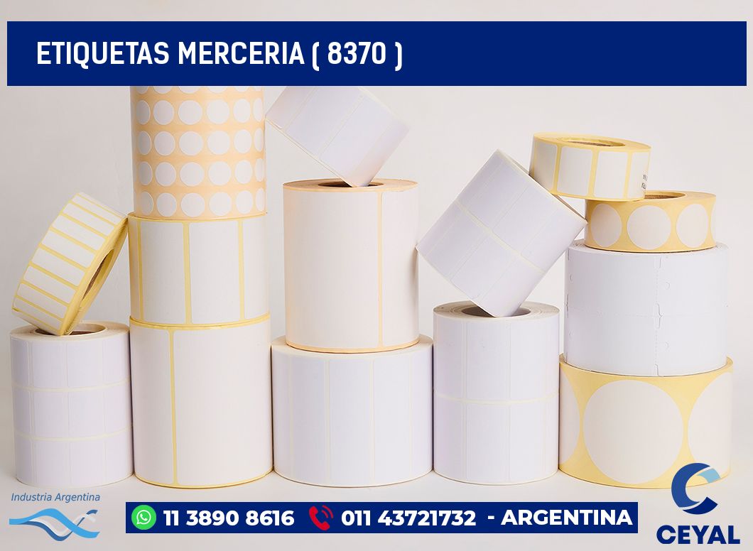 ETIQUETAS MERCERIA ( 8370 )