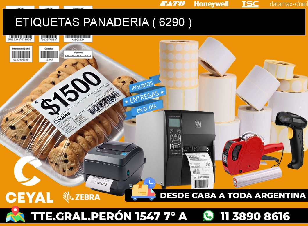 ETIQUETAS PANADERIA ( 6290 )