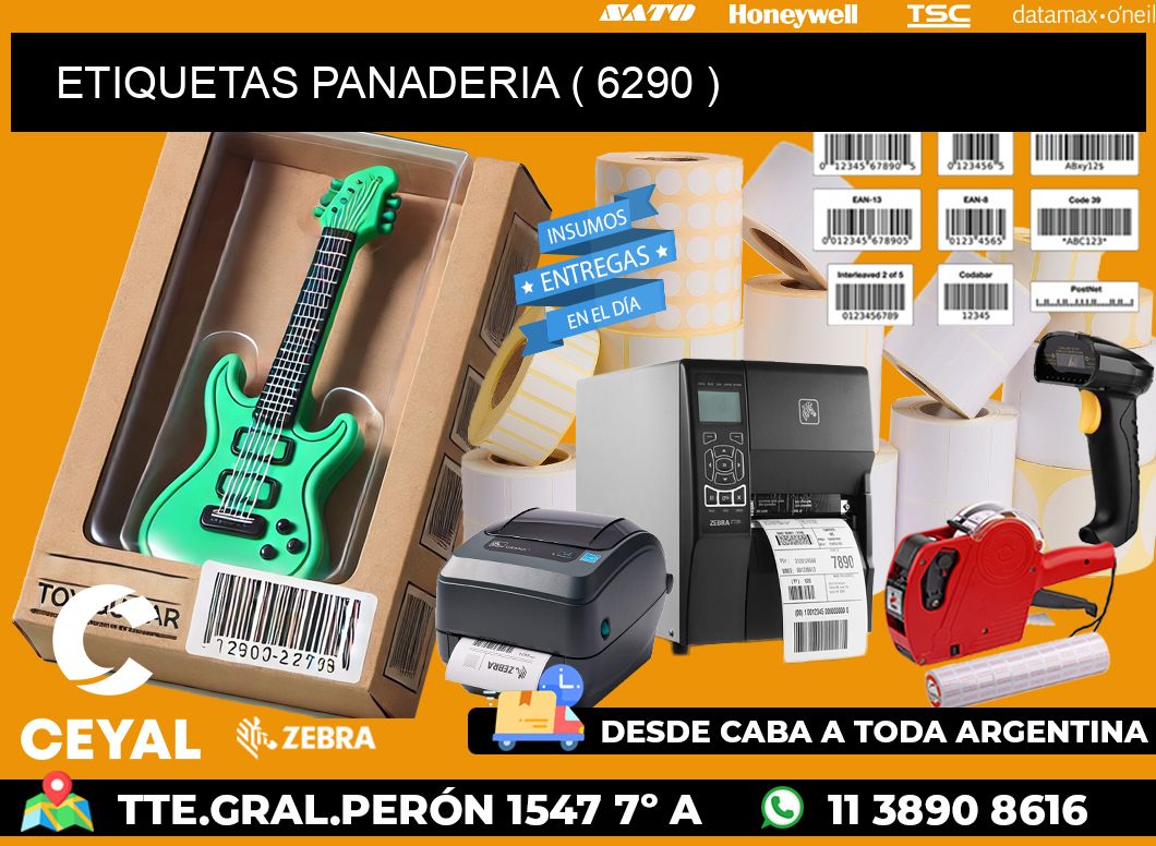 ETIQUETAS PANADERIA ( 6290 )