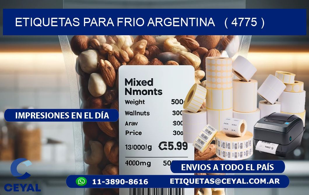 ETIQUETAS PARA FRIO ARGENTINA   ( 4775 )