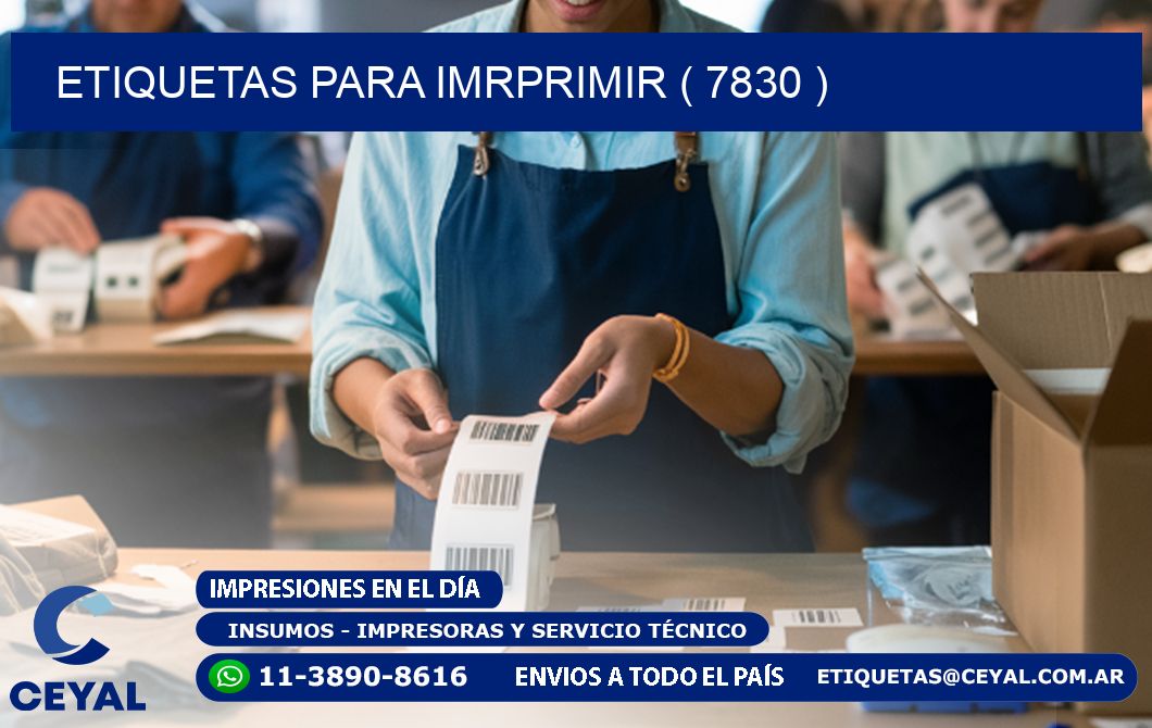 ETIQUETAS PARA IMRPRIMIR ( 7830 )