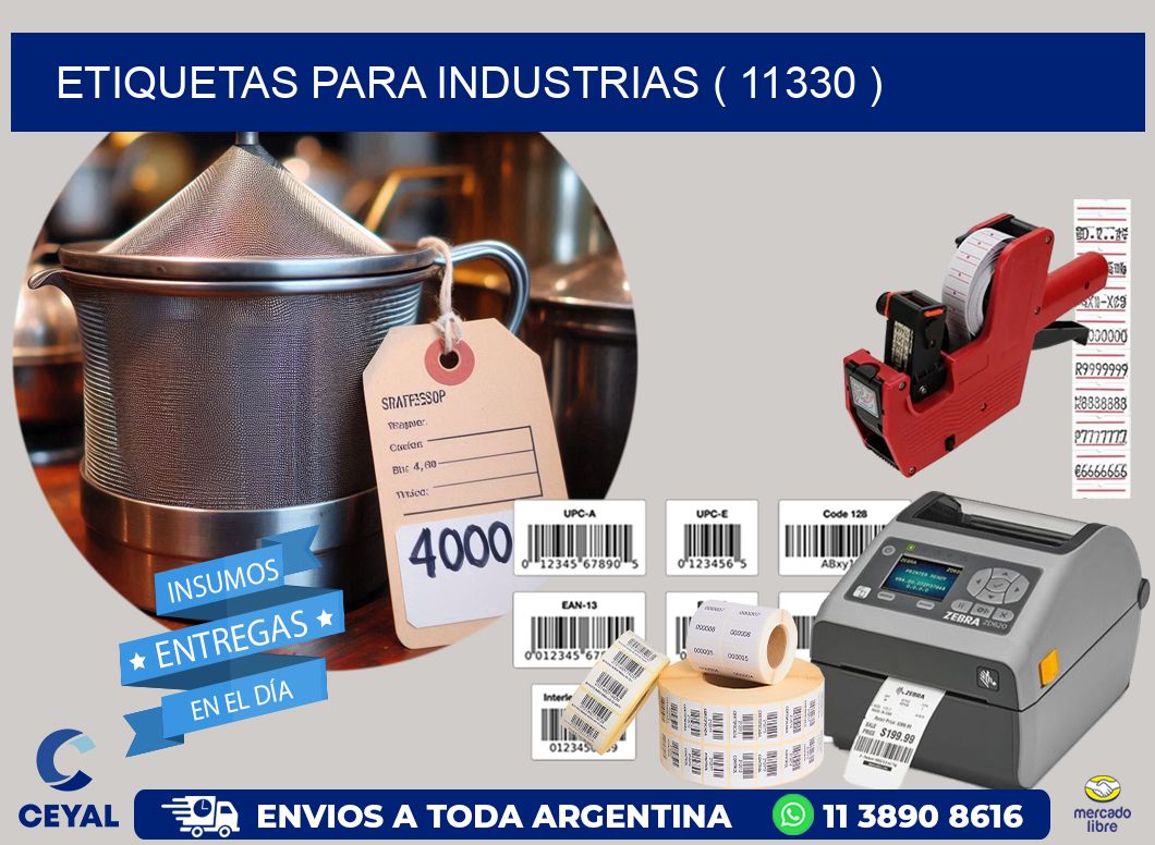 ETIQUETAS PARA INDUSTRIAS ( 11330 )