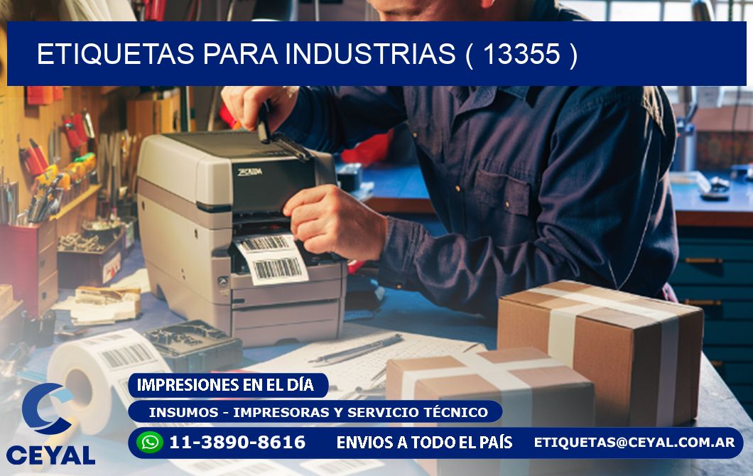 ETIQUETAS PARA INDUSTRIAS ( 13355 )